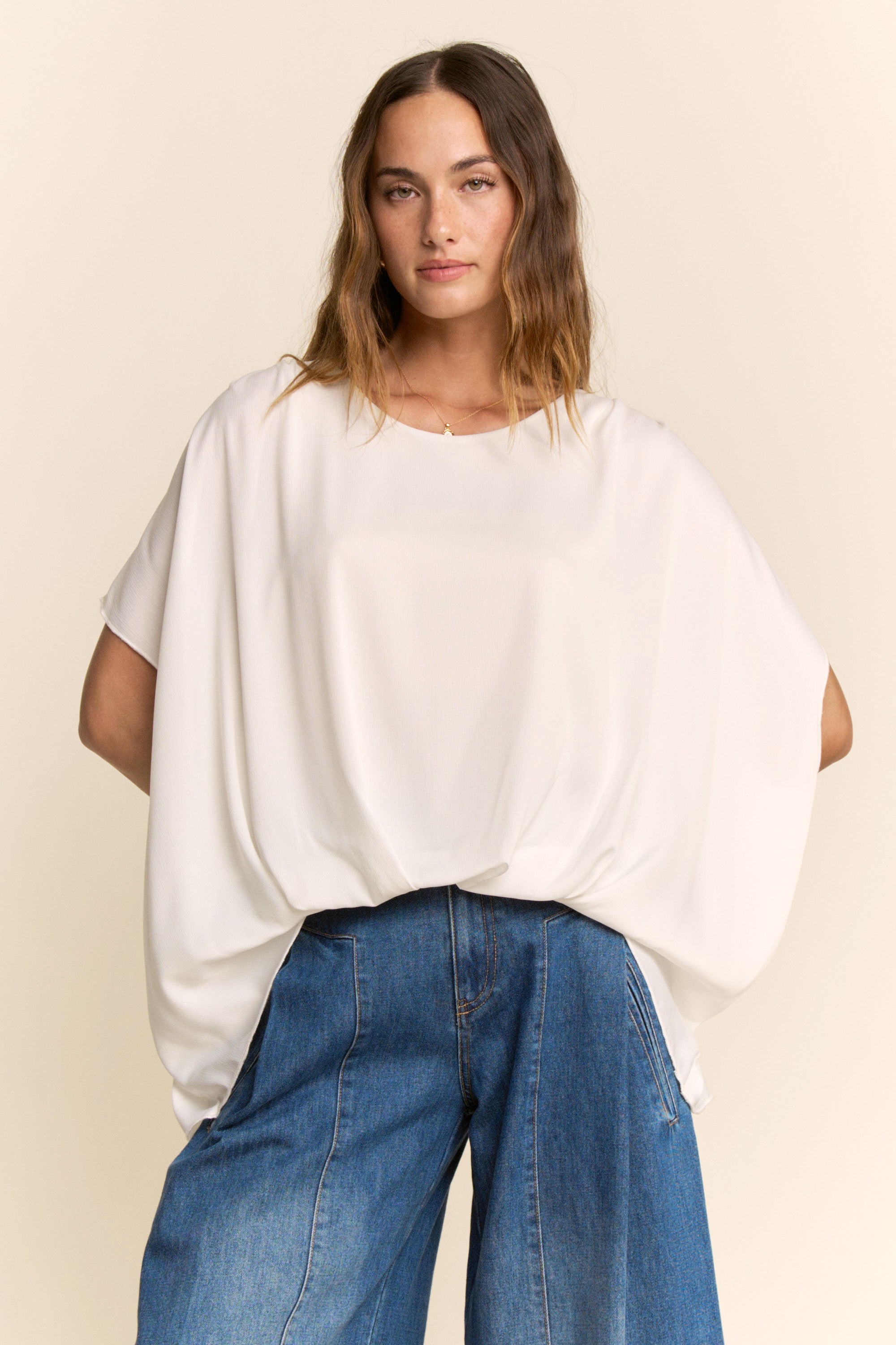 Flowy High-Low Blouse