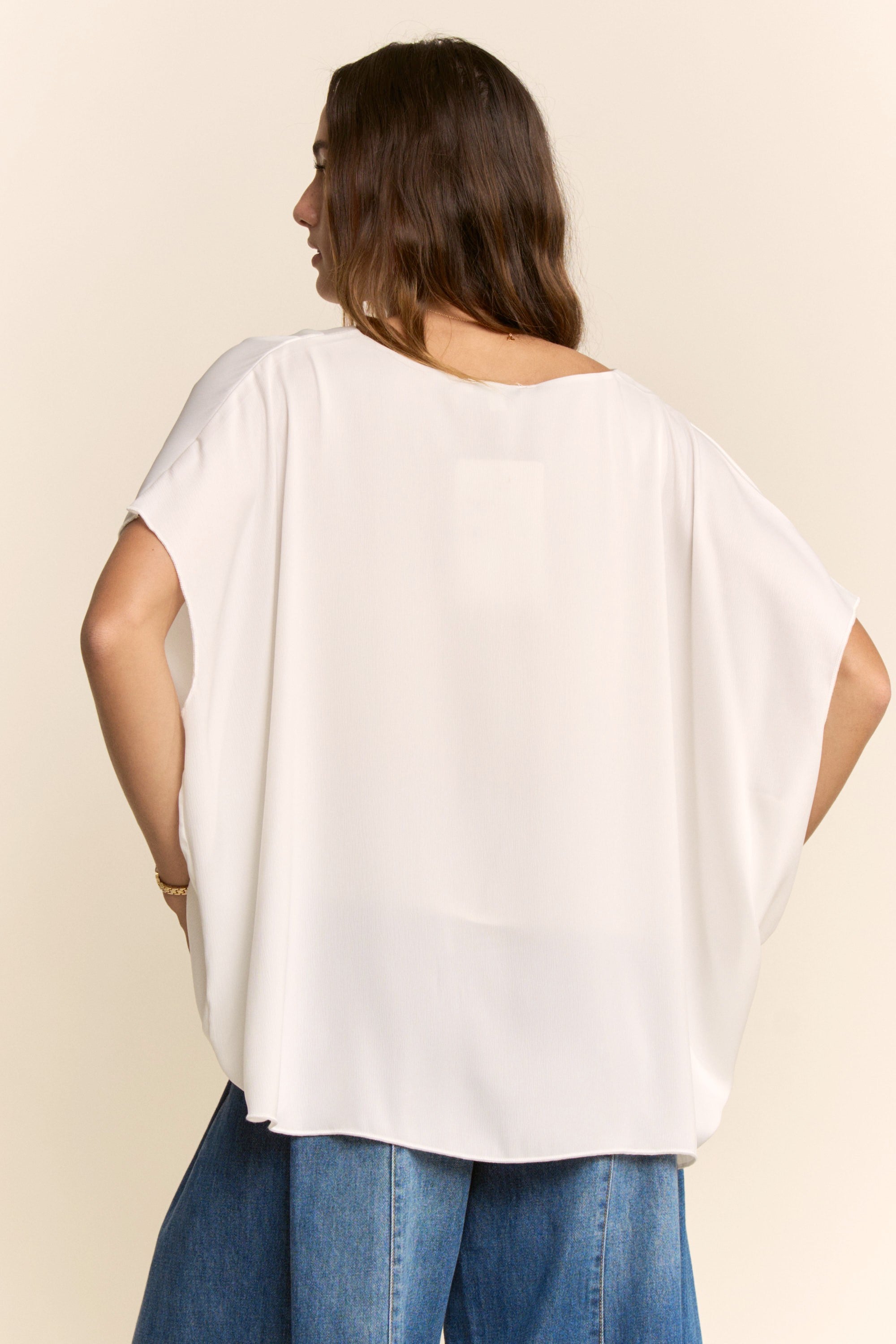 Flowy High-Low Blouse