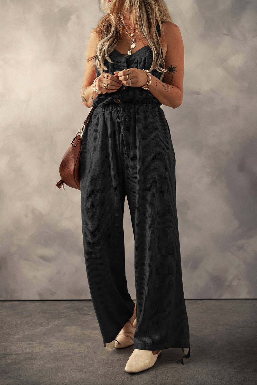 Knotted Strap Jumpsuit
