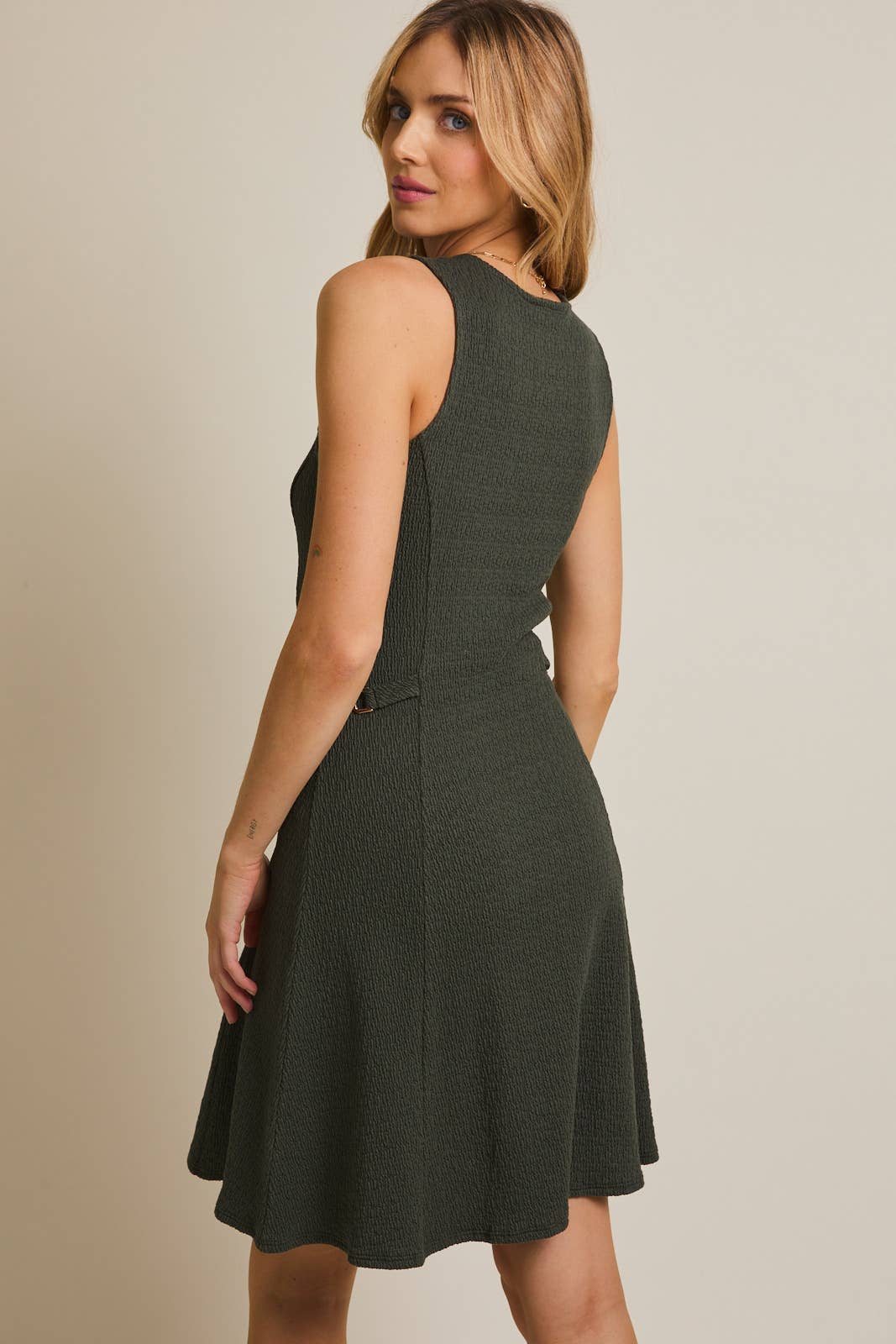 Buckle Detail Dress