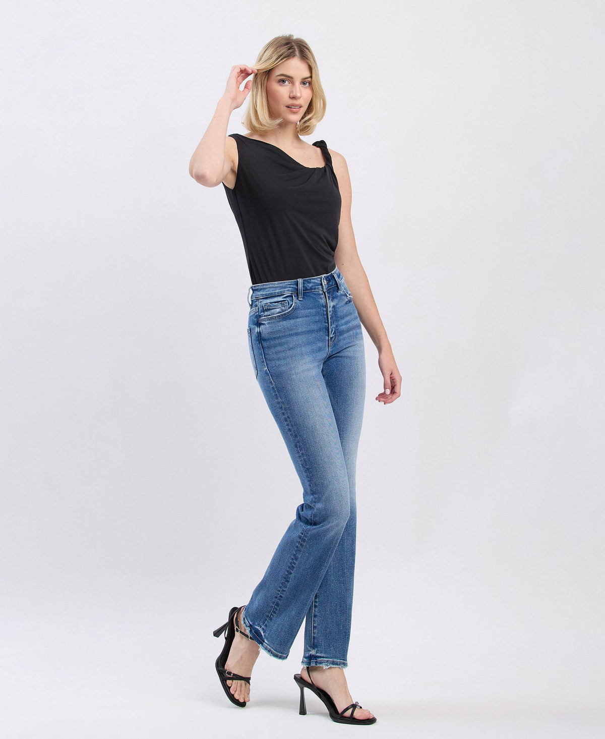 Vervet High Rise Comfort Stretch Bootcut Jeans 32"