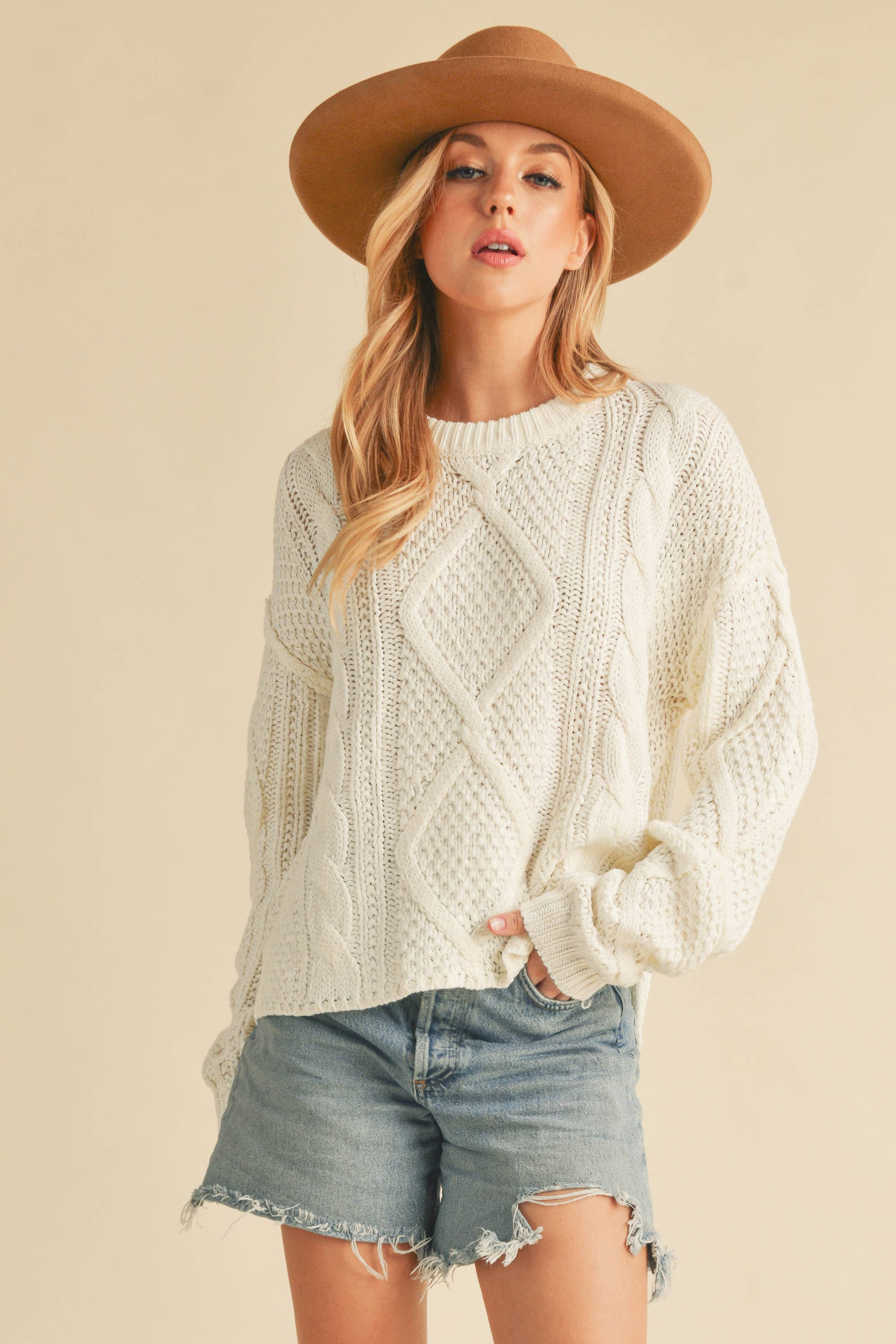 Classic Cable Knit Sweater