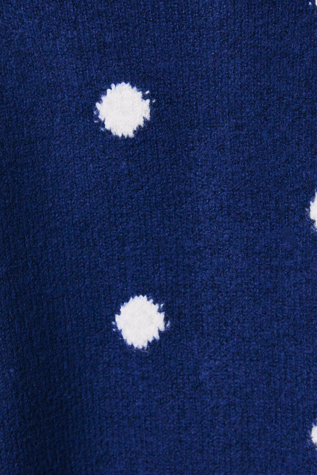 Polka Dot Button Front Cardigan Sweater