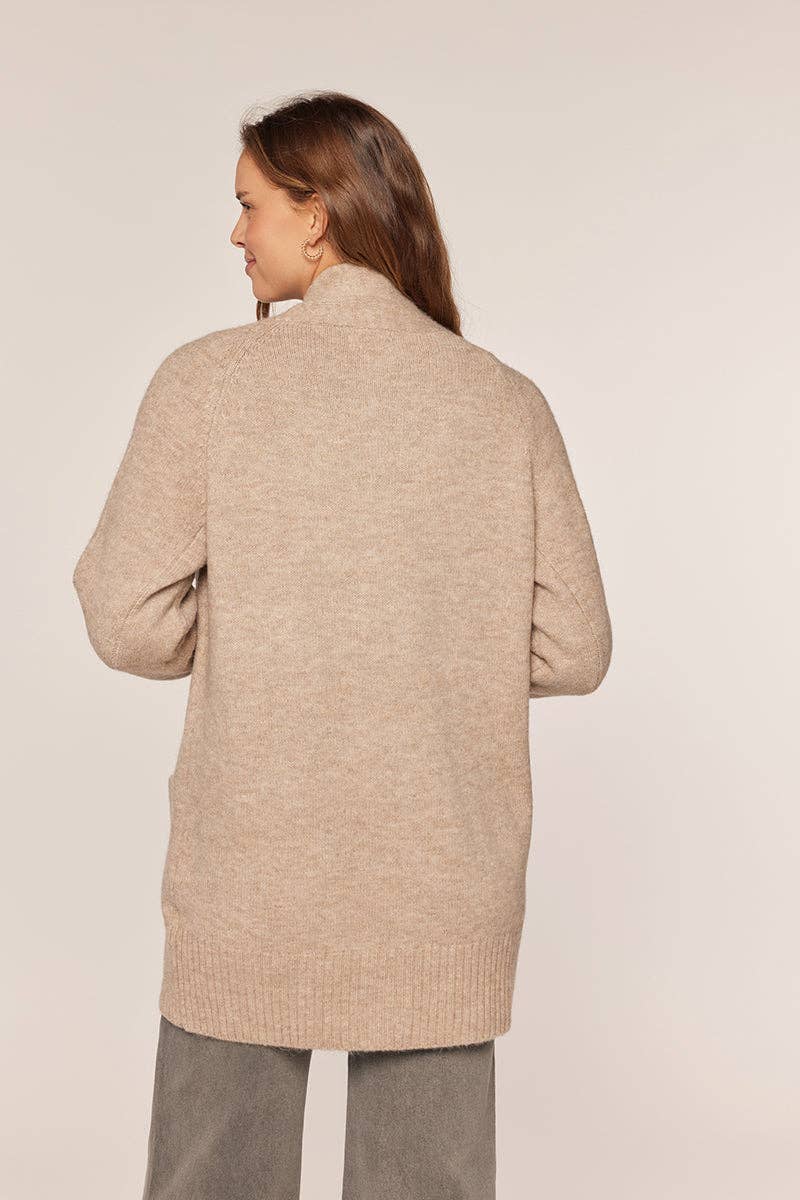 Cozy Open Front Pocket Cardigan