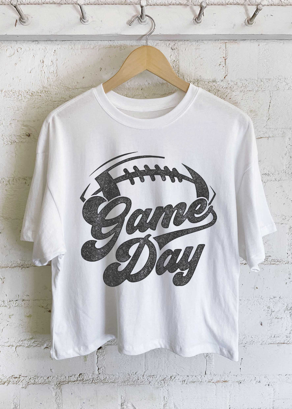 Game Day Long Crop Tee