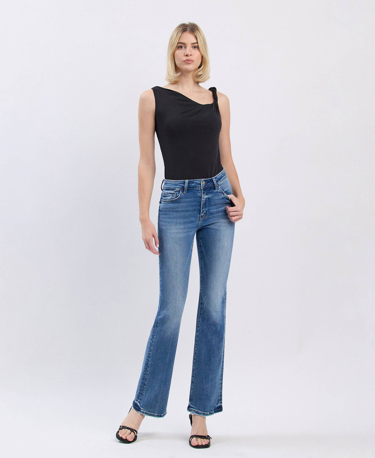 Vervet High Rise Comfort Stretch Bootcut Jeans 32"
