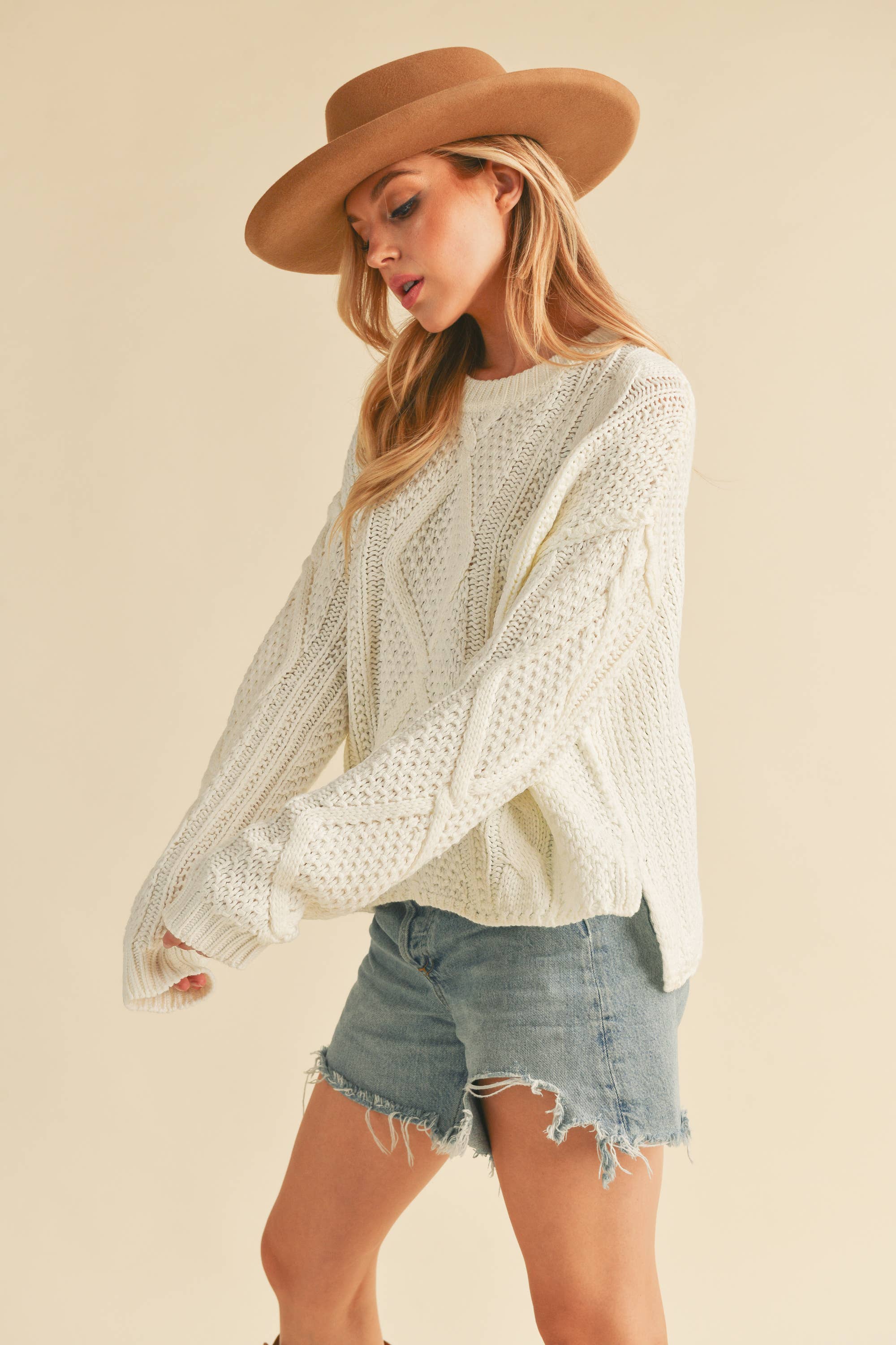 Classic Cable Knit Sweater