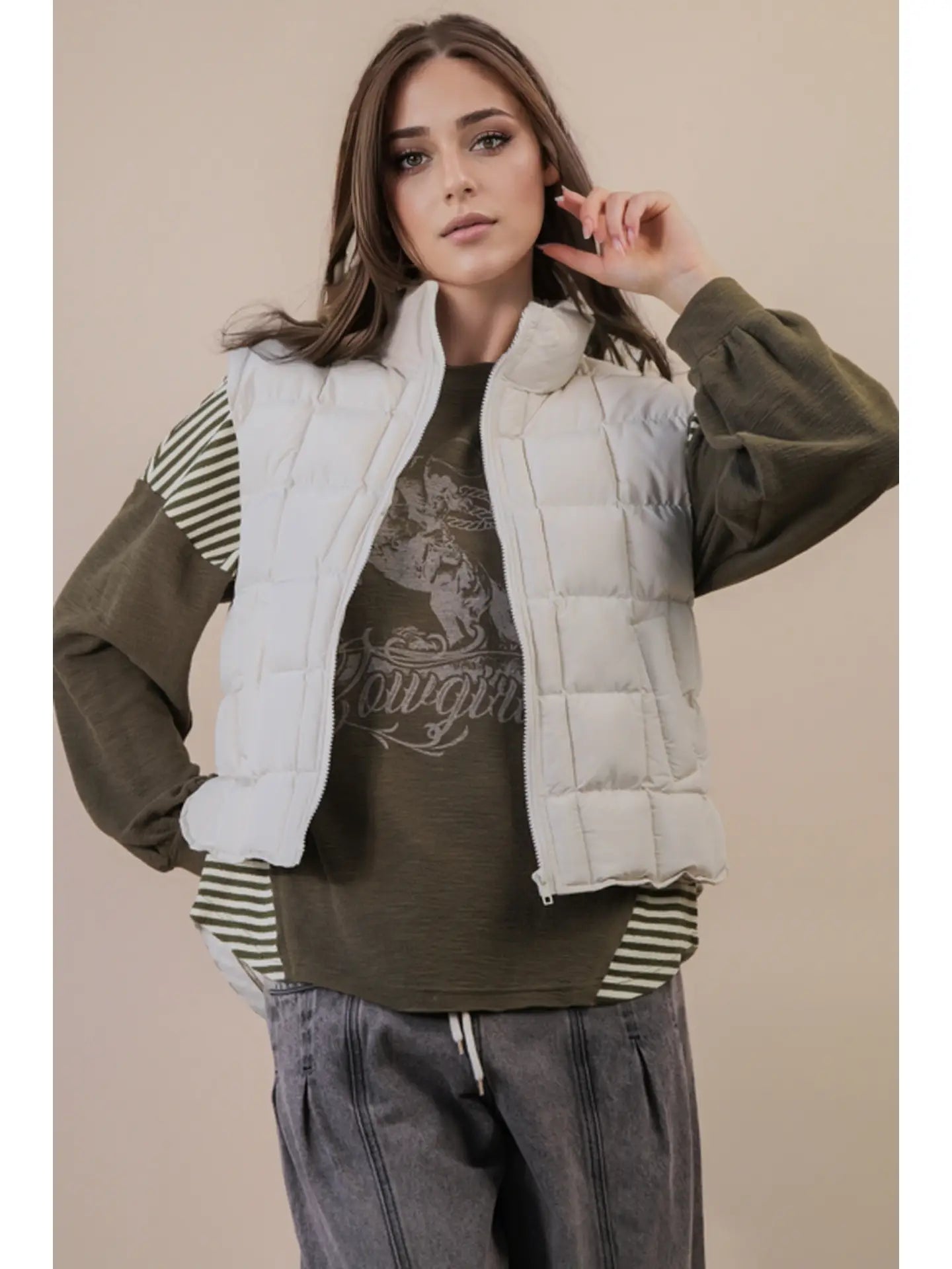 Quilted Puffer Vest