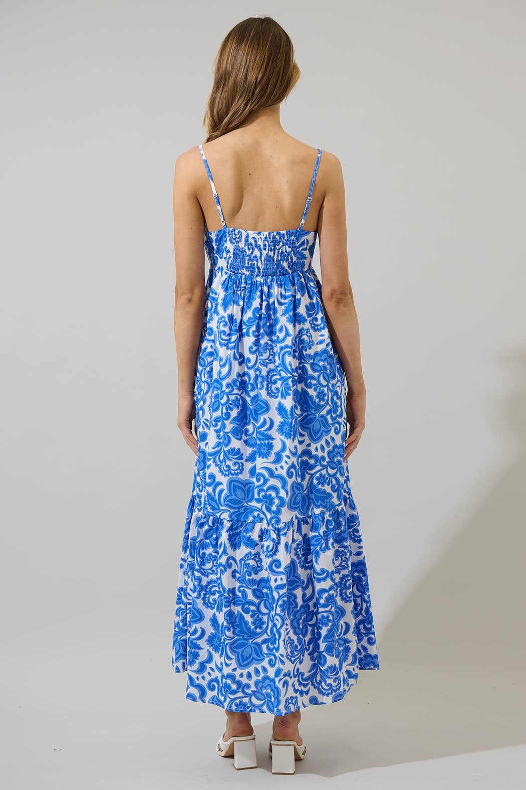 Floral Cabana Flowy Maxi Dress