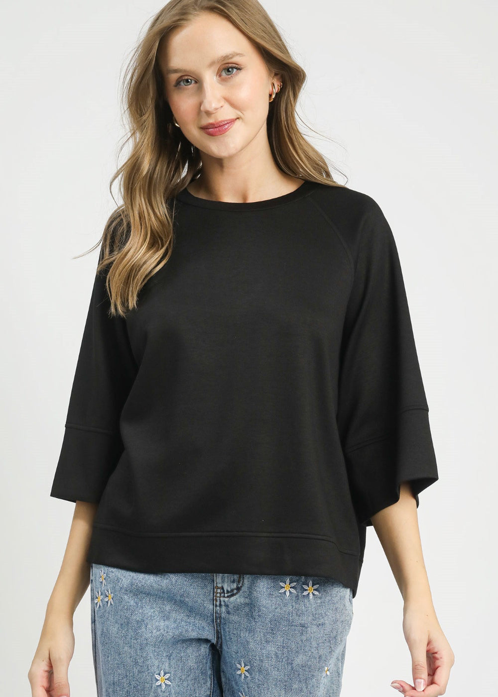 Soft Knit Raglan Sleeve Top
