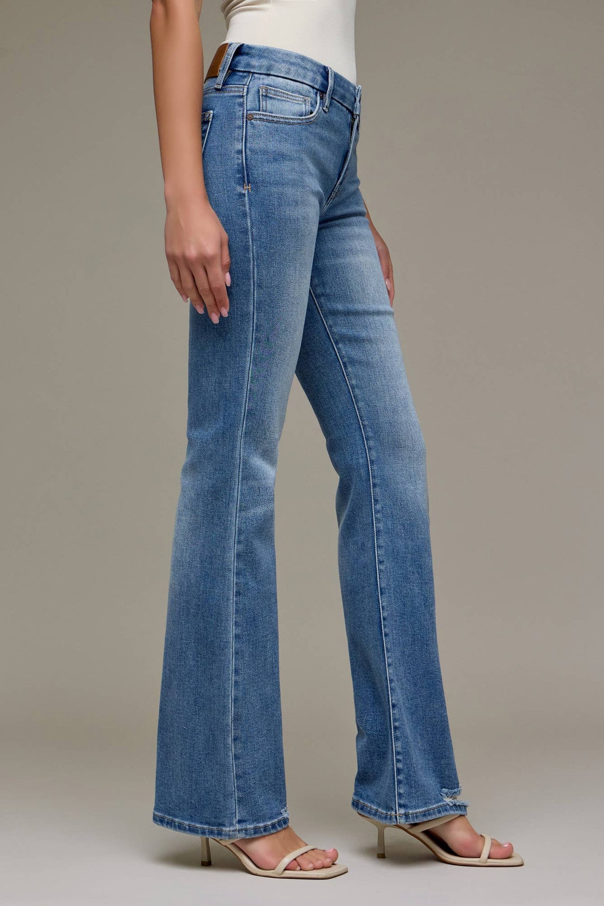 Mid Rise Stretch Bootcut Jeans