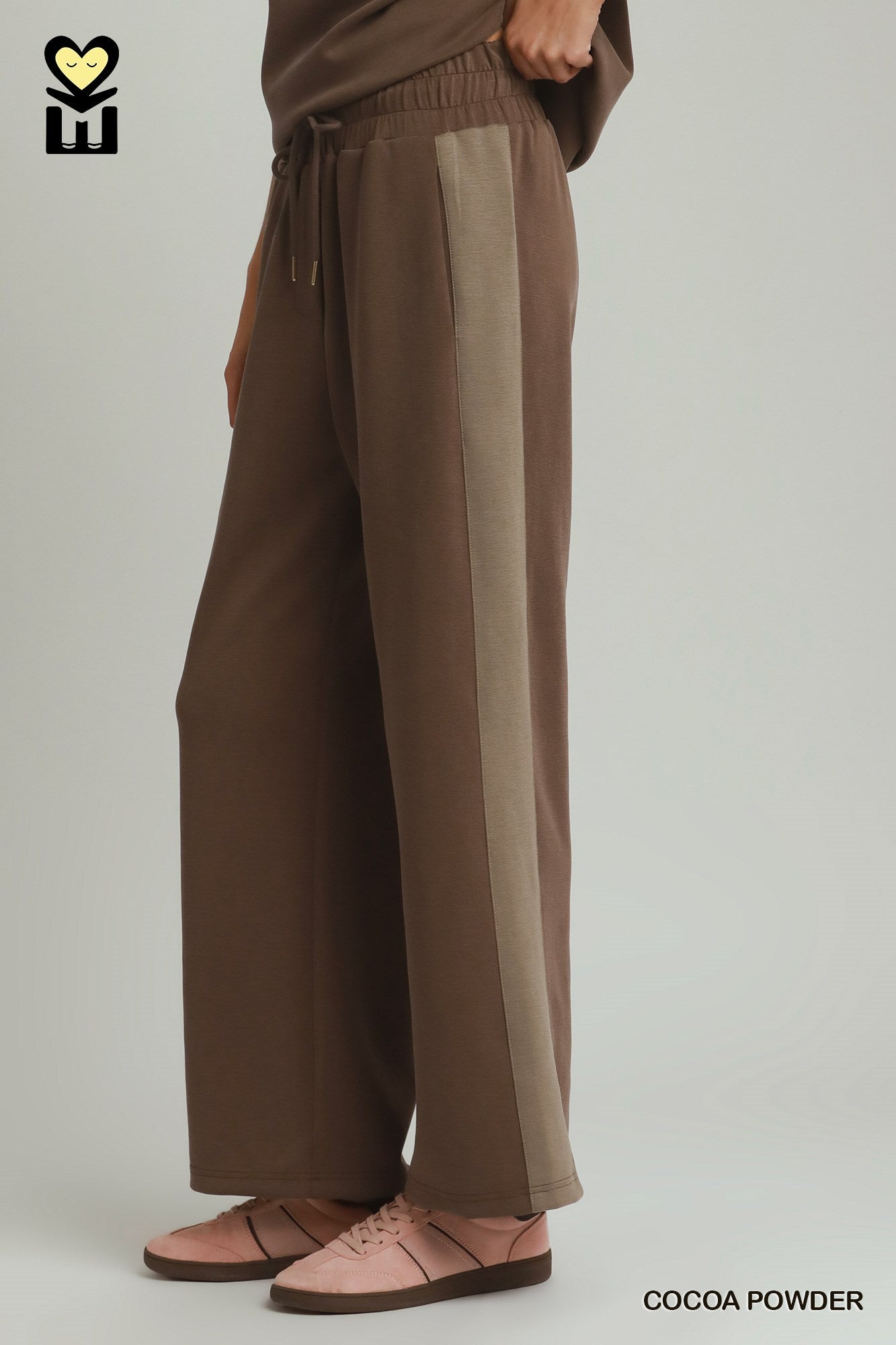 Color Block CloudKnit Wide Leg Pants