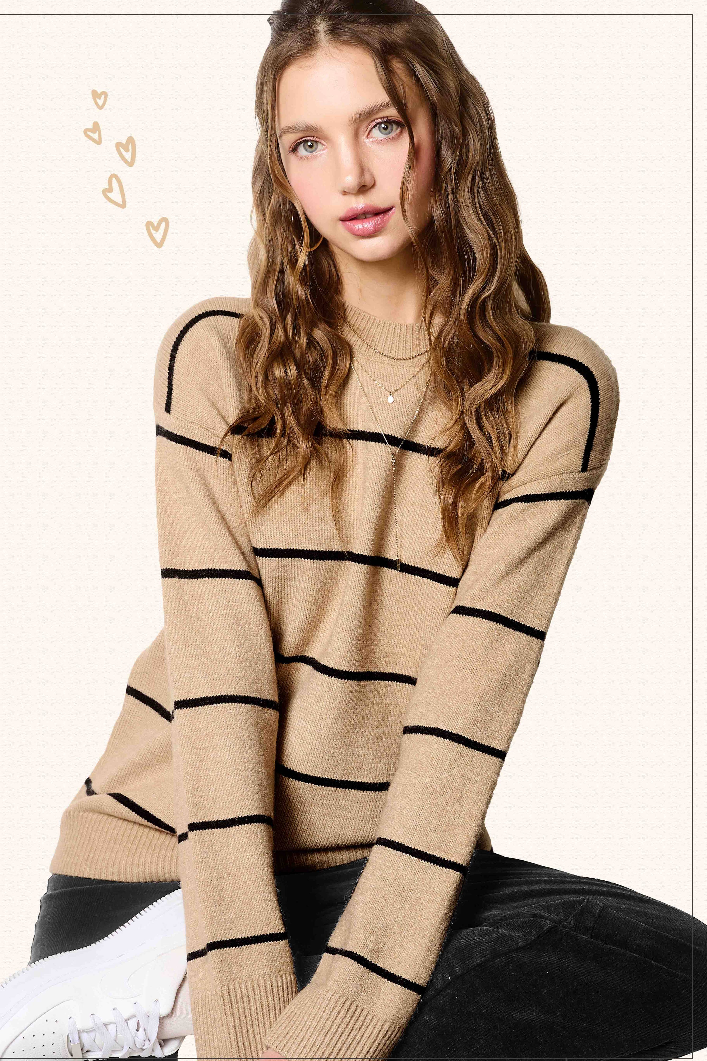 Striped Crewneck Sweater