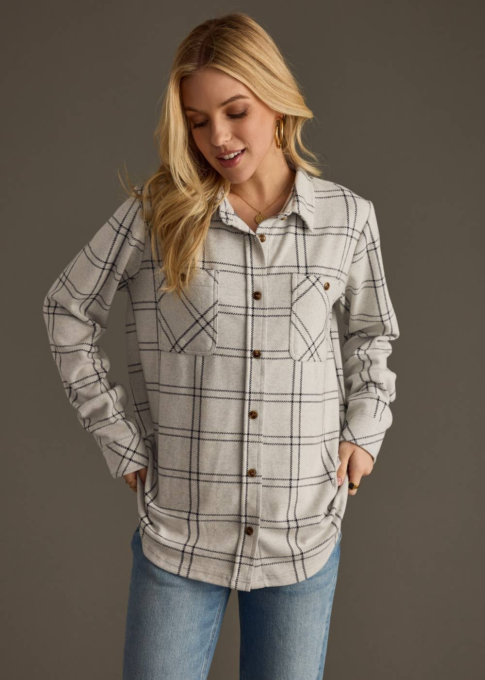 Plaid Button Up