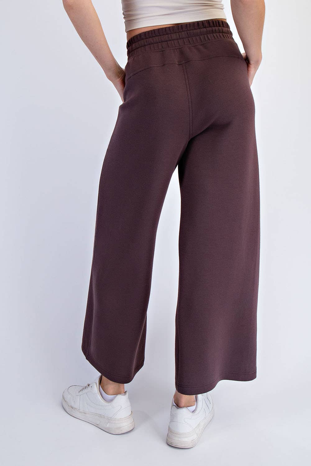 Modal Cropped Wide Pant