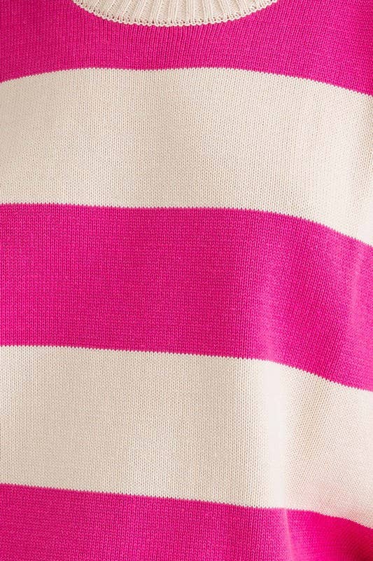 Wide Striped Sweater