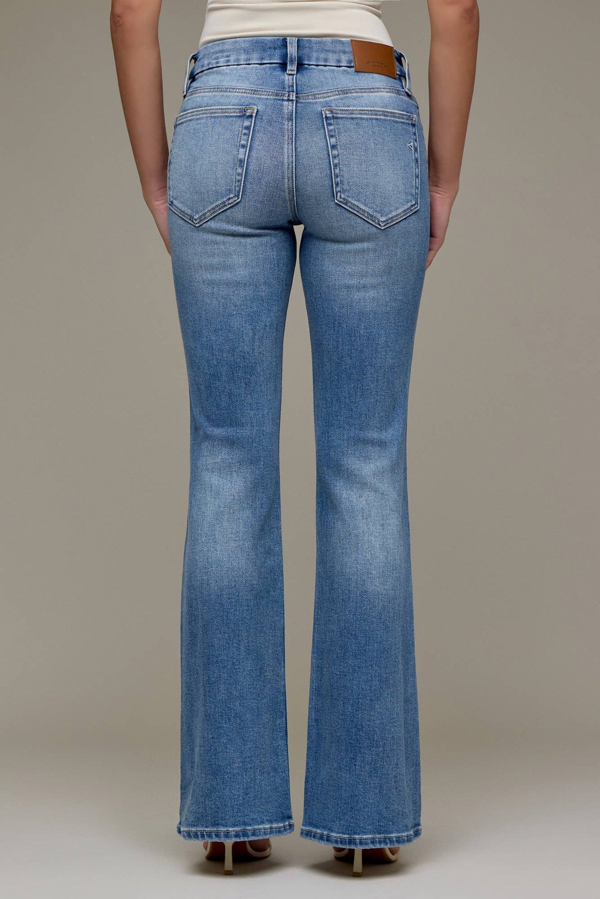 Mid Rise Stretch Bootcut Jeans