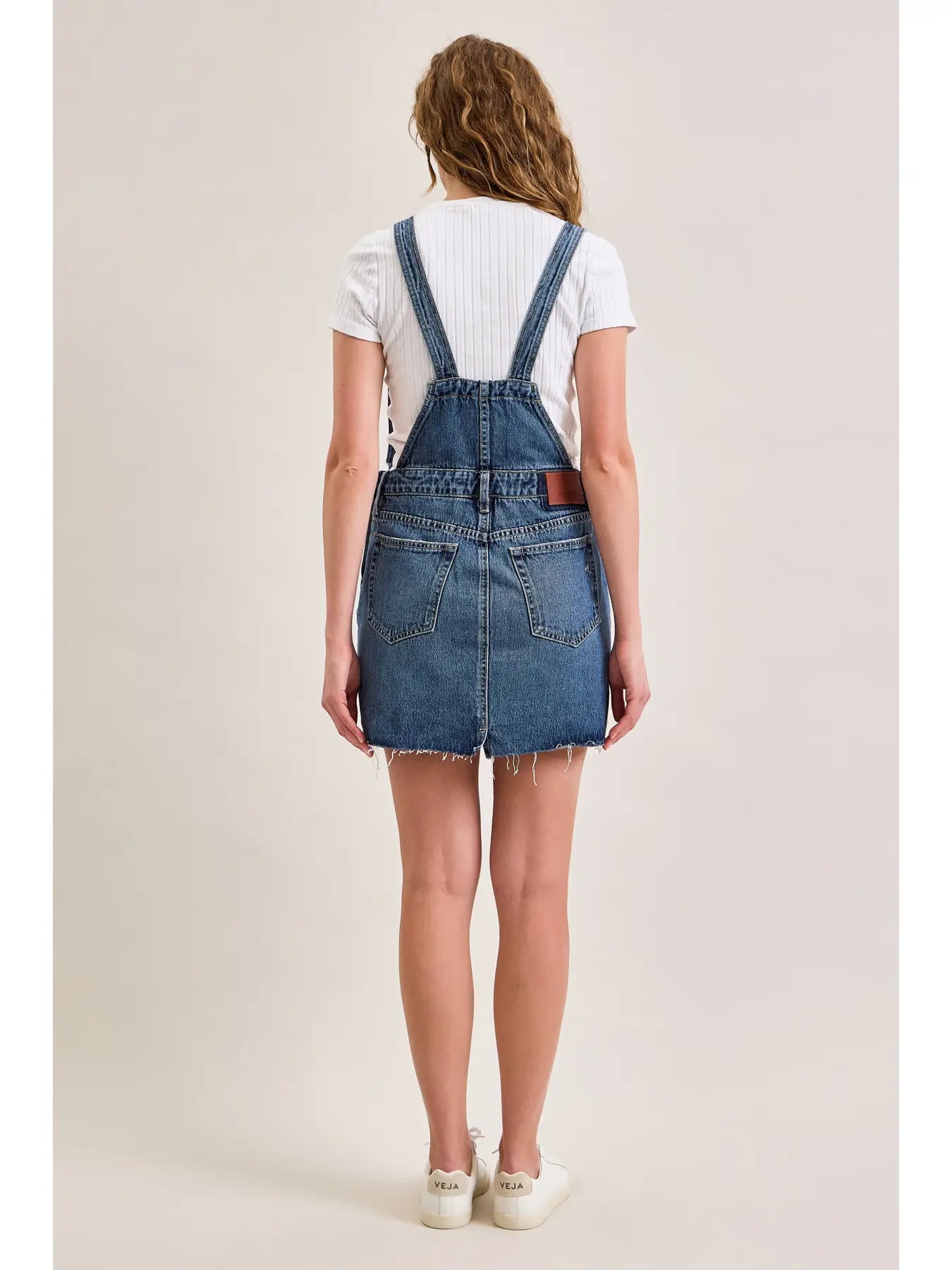Denim Overall Mini Dress
