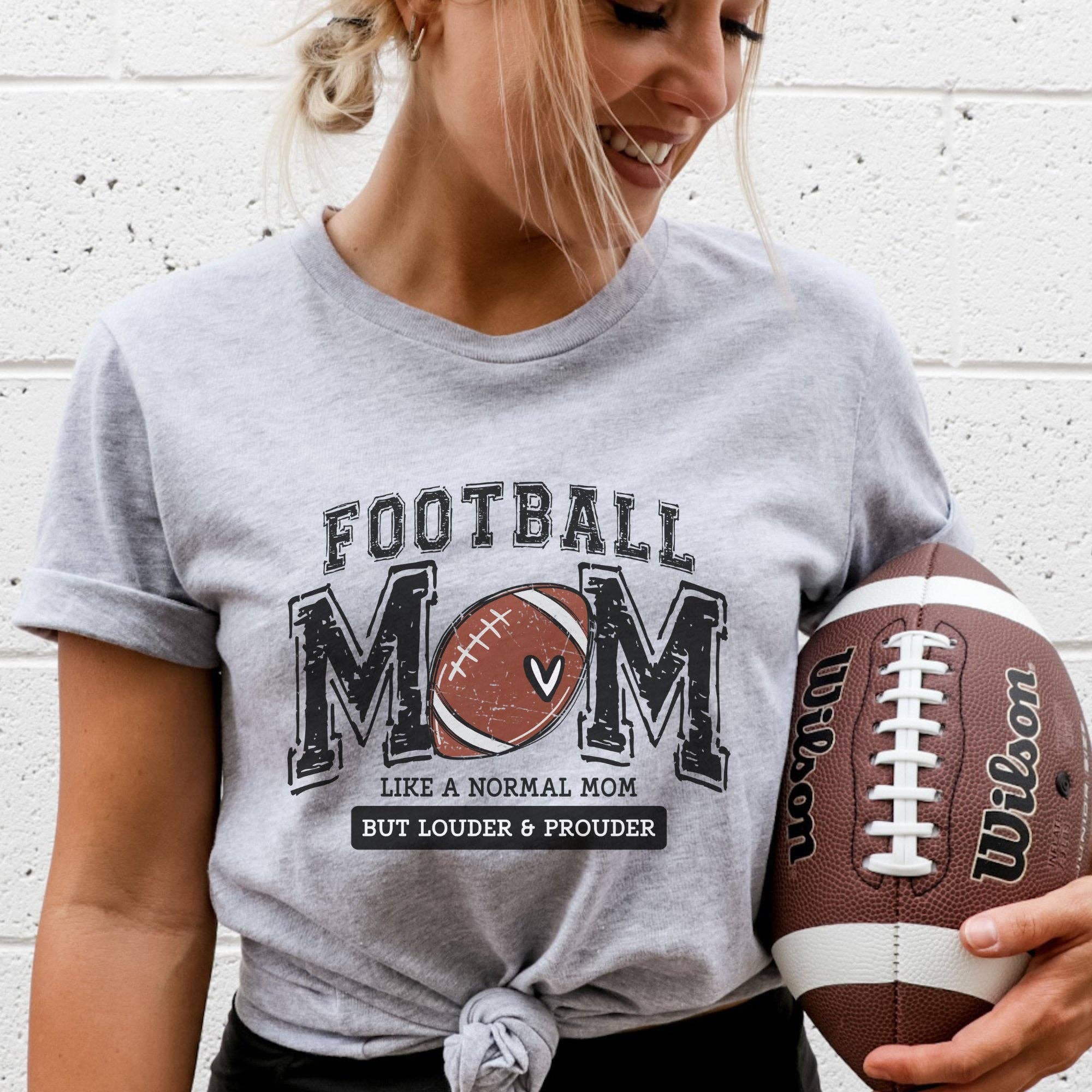 Football Mom Graphic T-Shirt