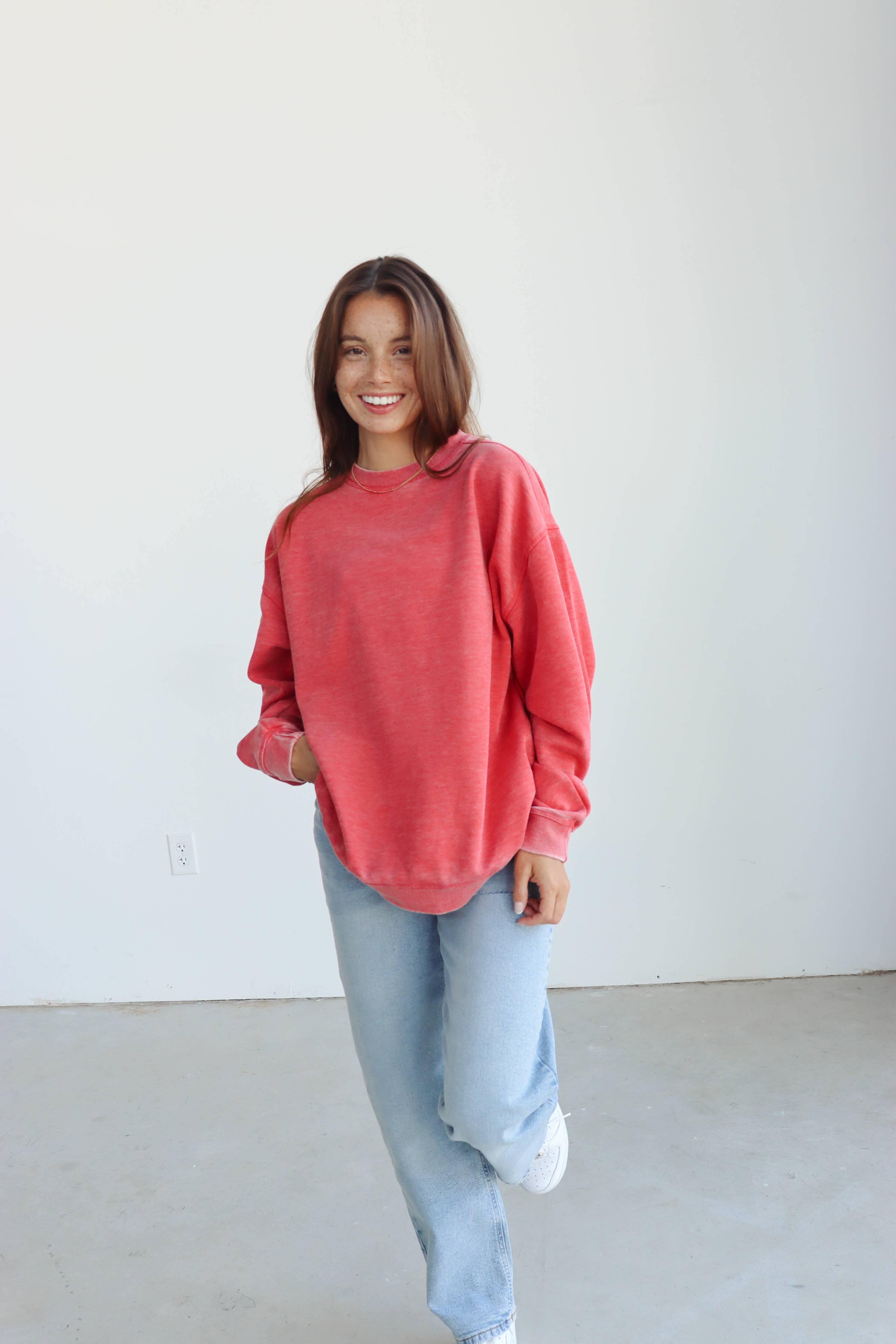 Burnout Crewneck Pullover