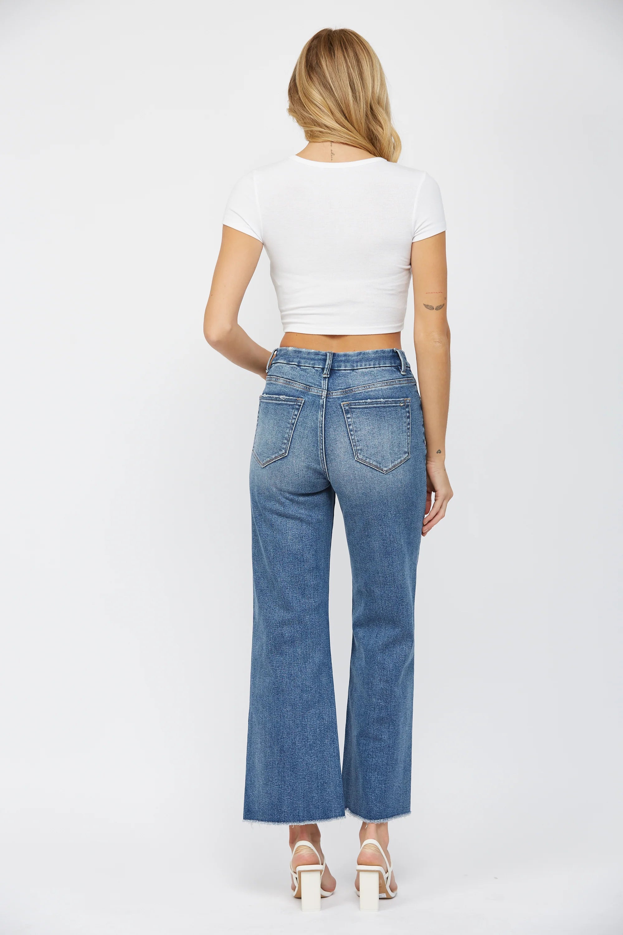 Mica Super High Wide Leg Jeans