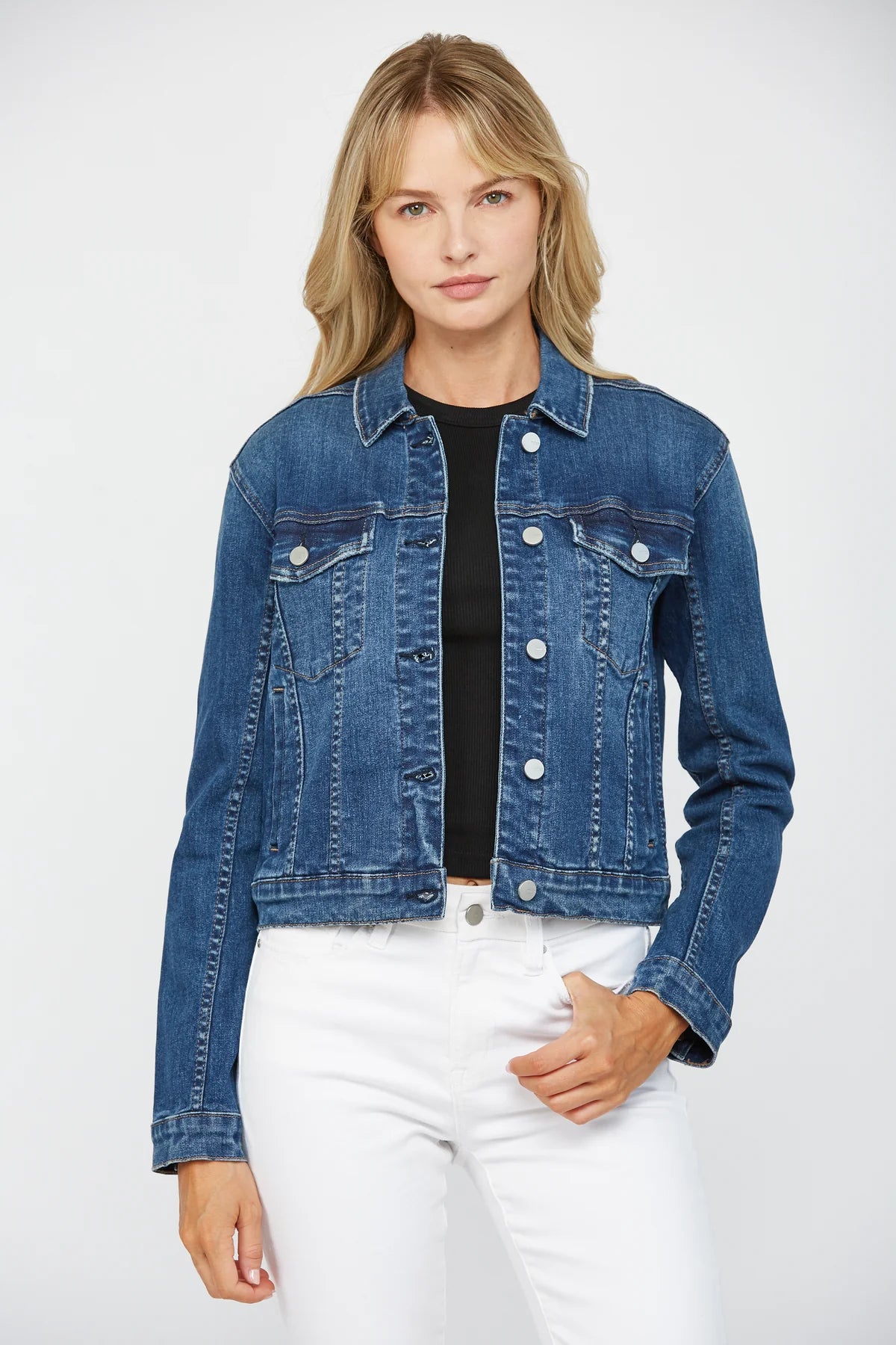 Classic Stretch Denim Jacket