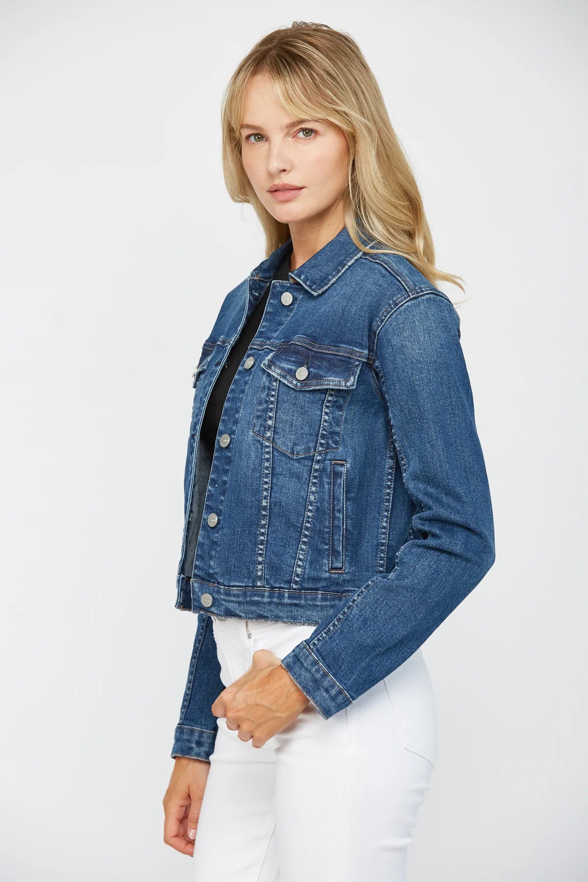 Classic Stretch Denim Jacket