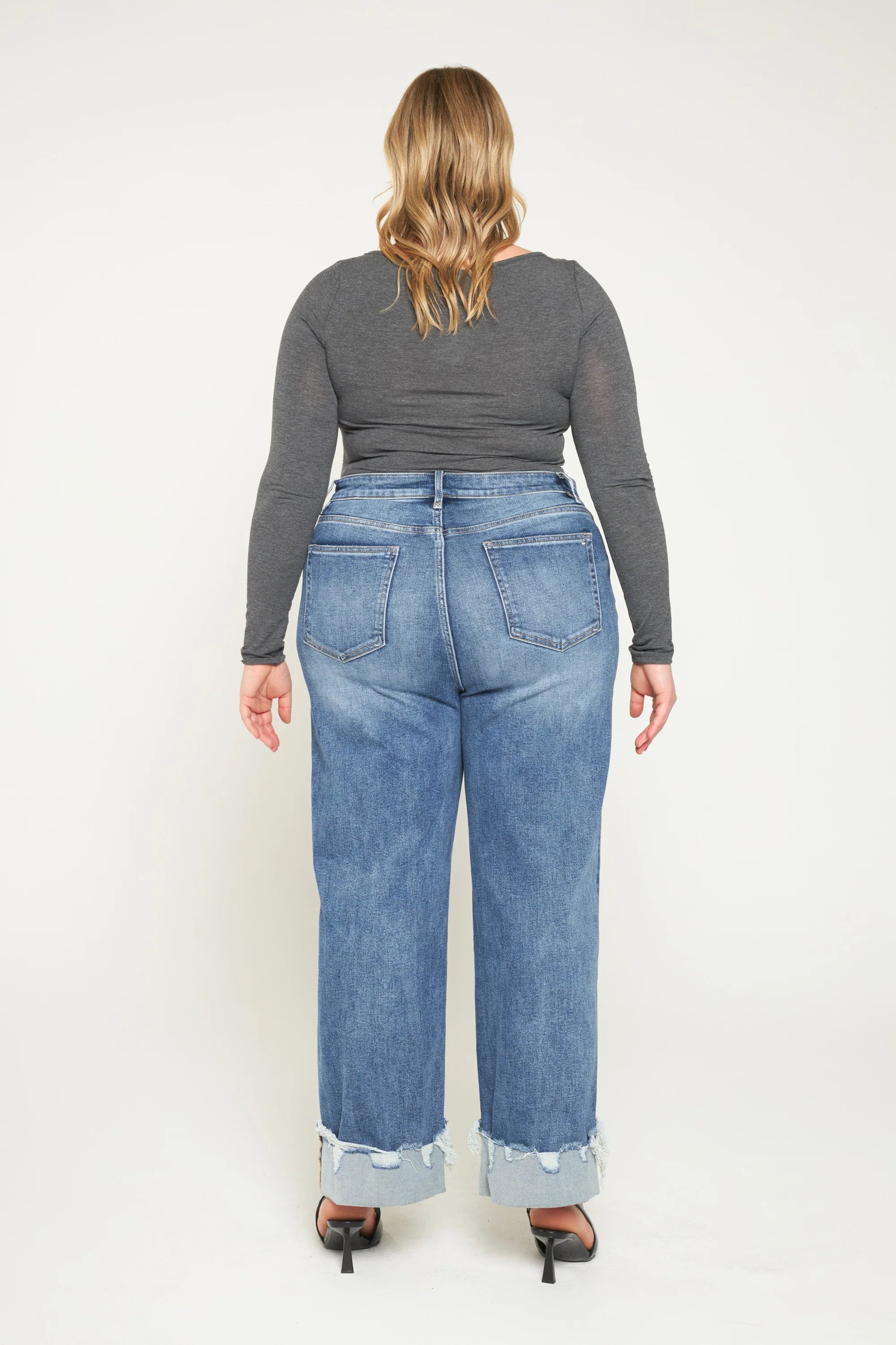 Mica Super-High Rise Relaxed Straight Jean