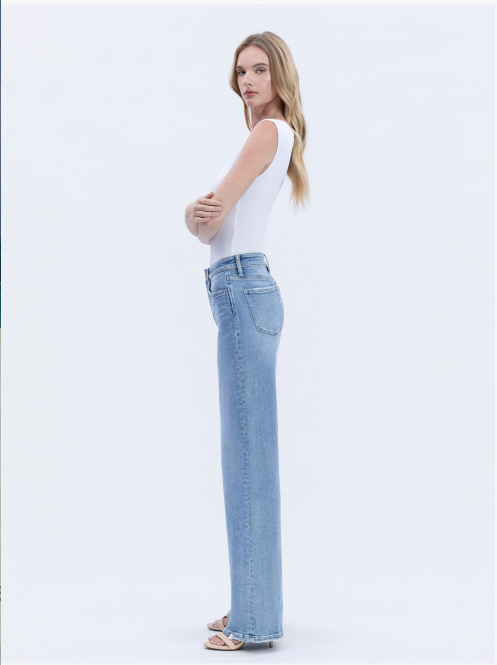 Vervet High Rise  Wide Leg Jeans