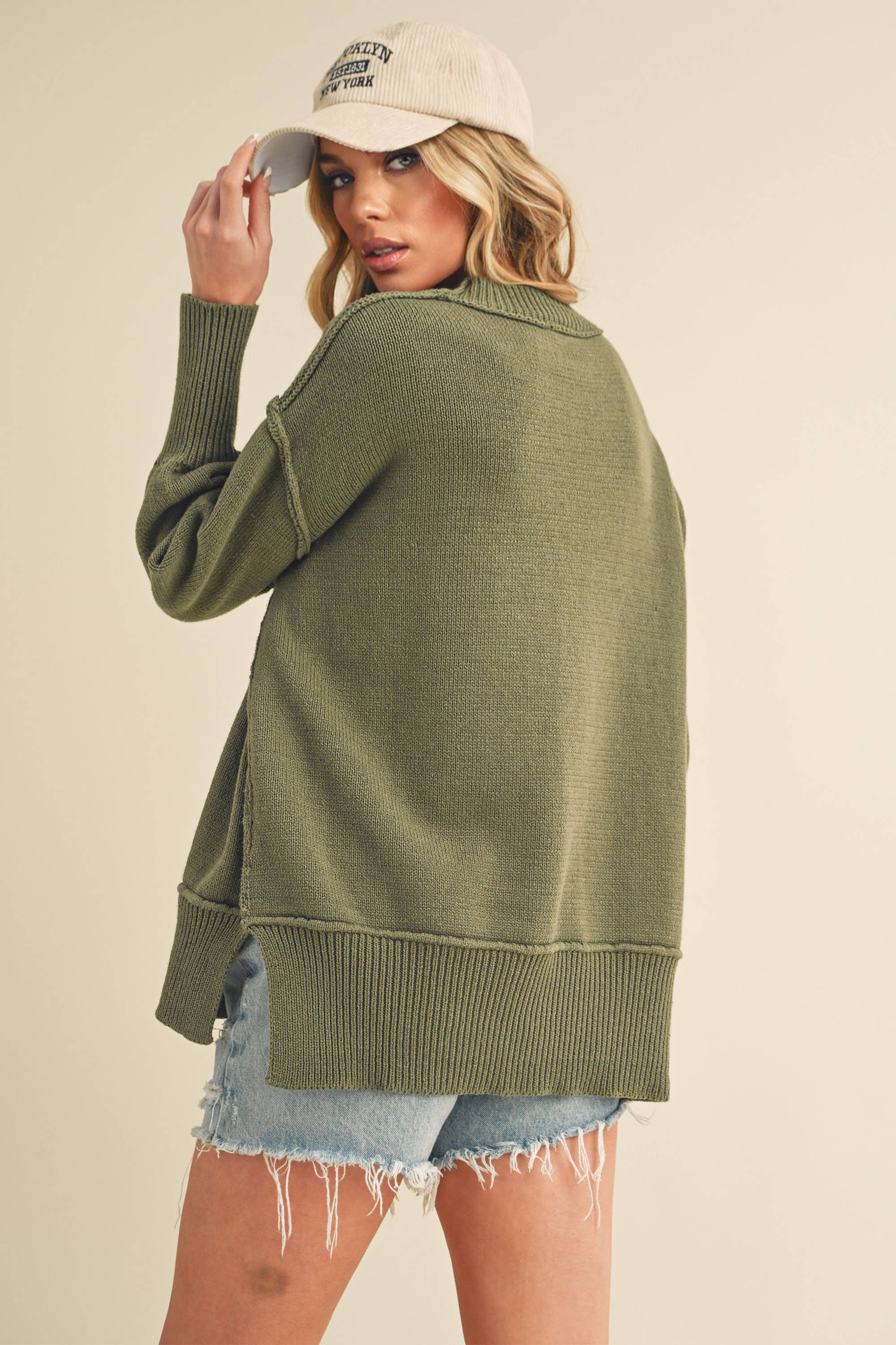 Slouchy Pullover Sweater
