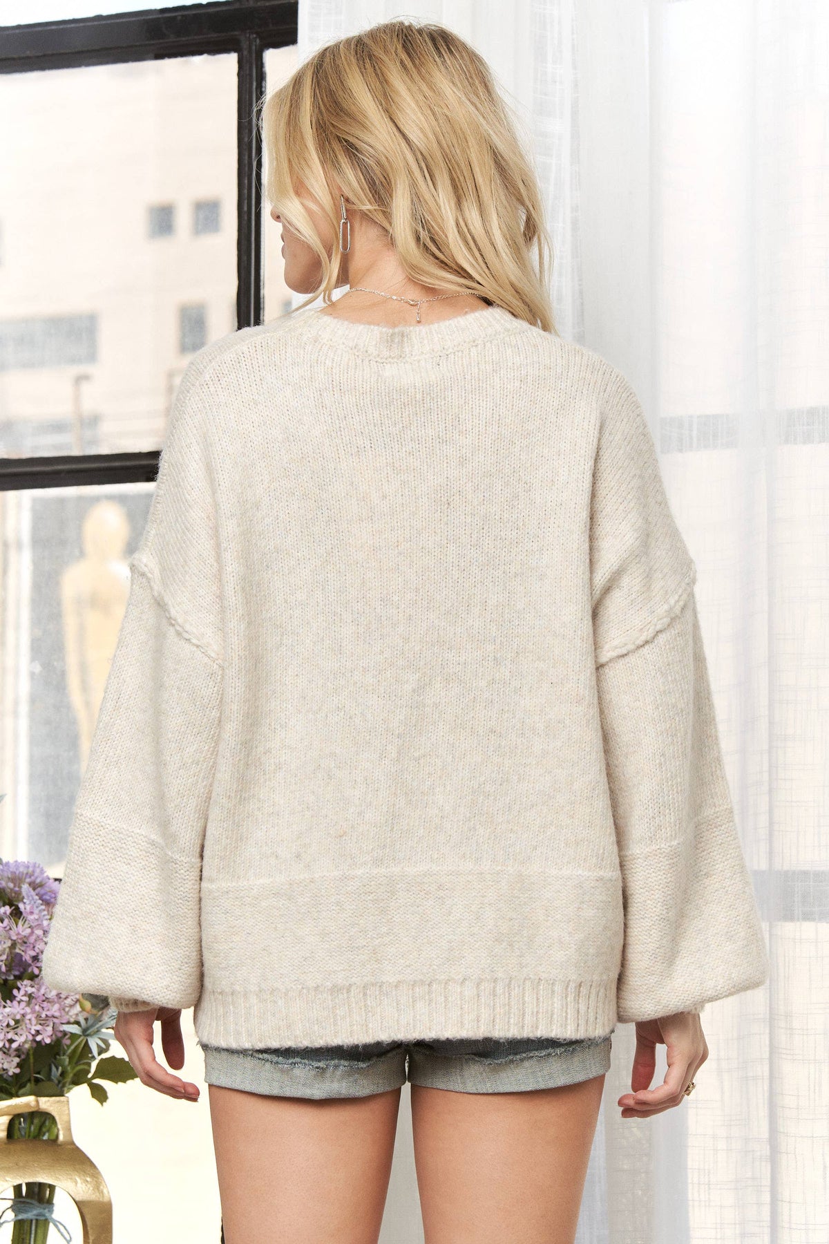 Statement Pocket Knit Sweater