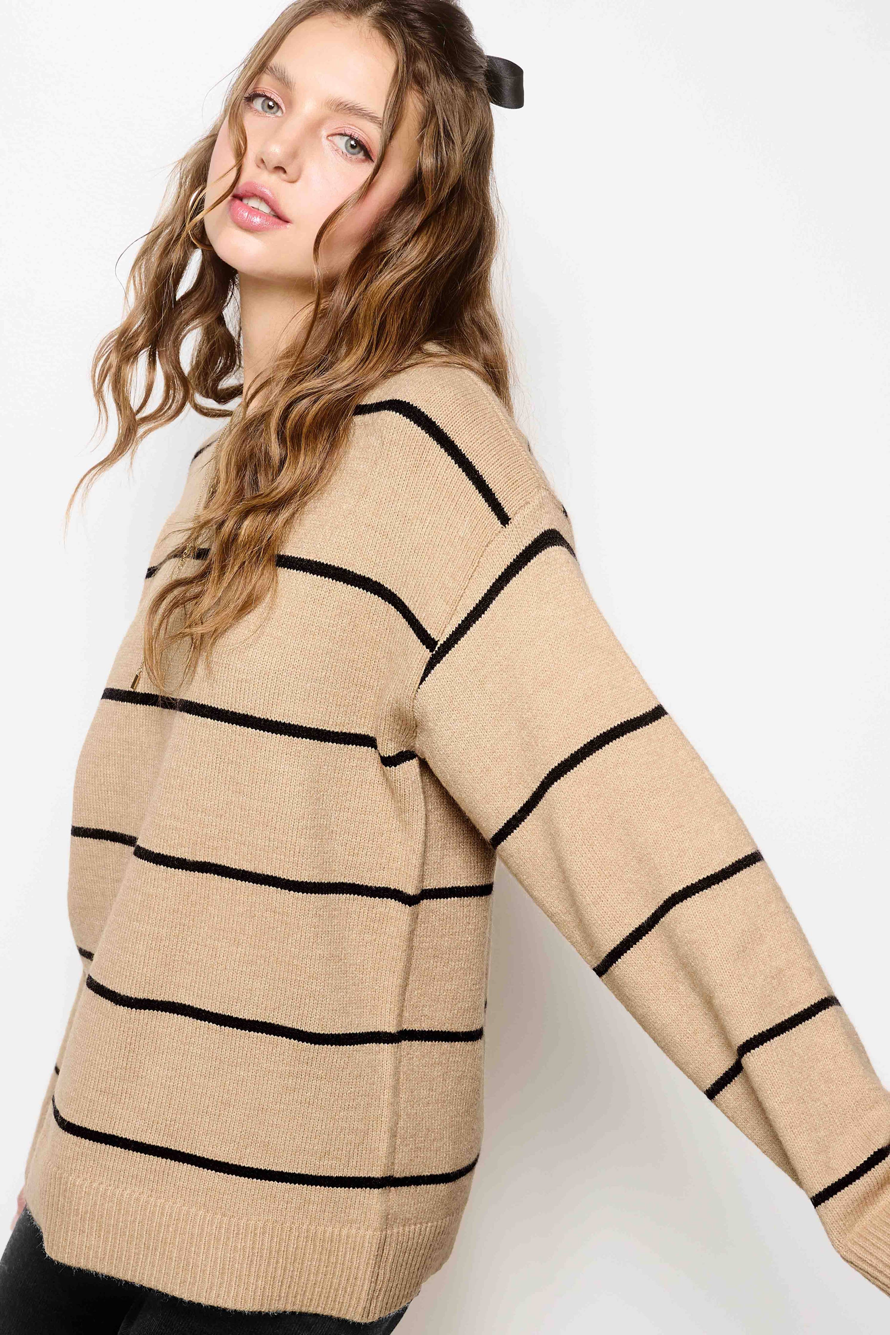 Striped Crewneck Sweater