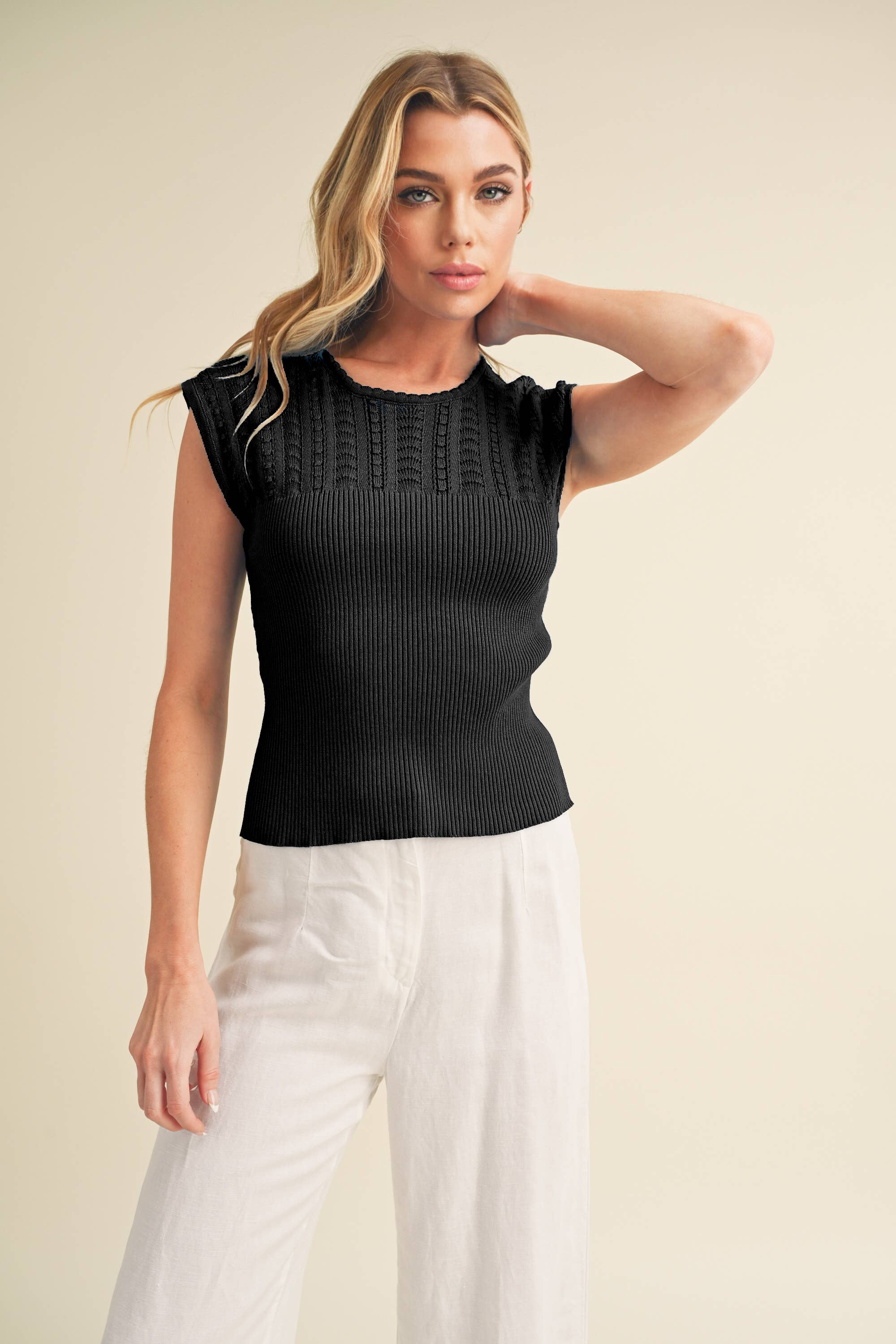 High Neck Tank Top