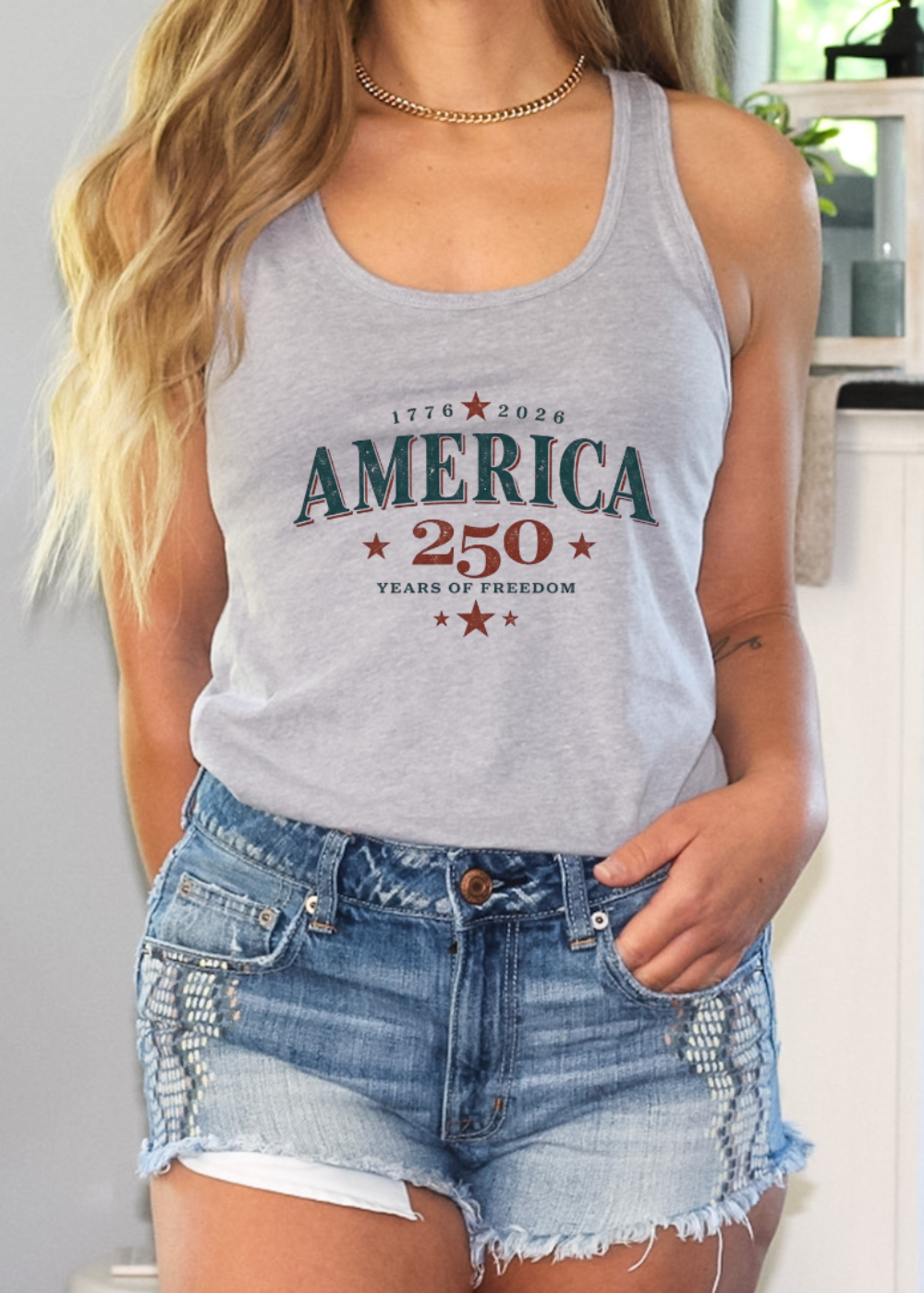 America 250 Racerback Tank Top