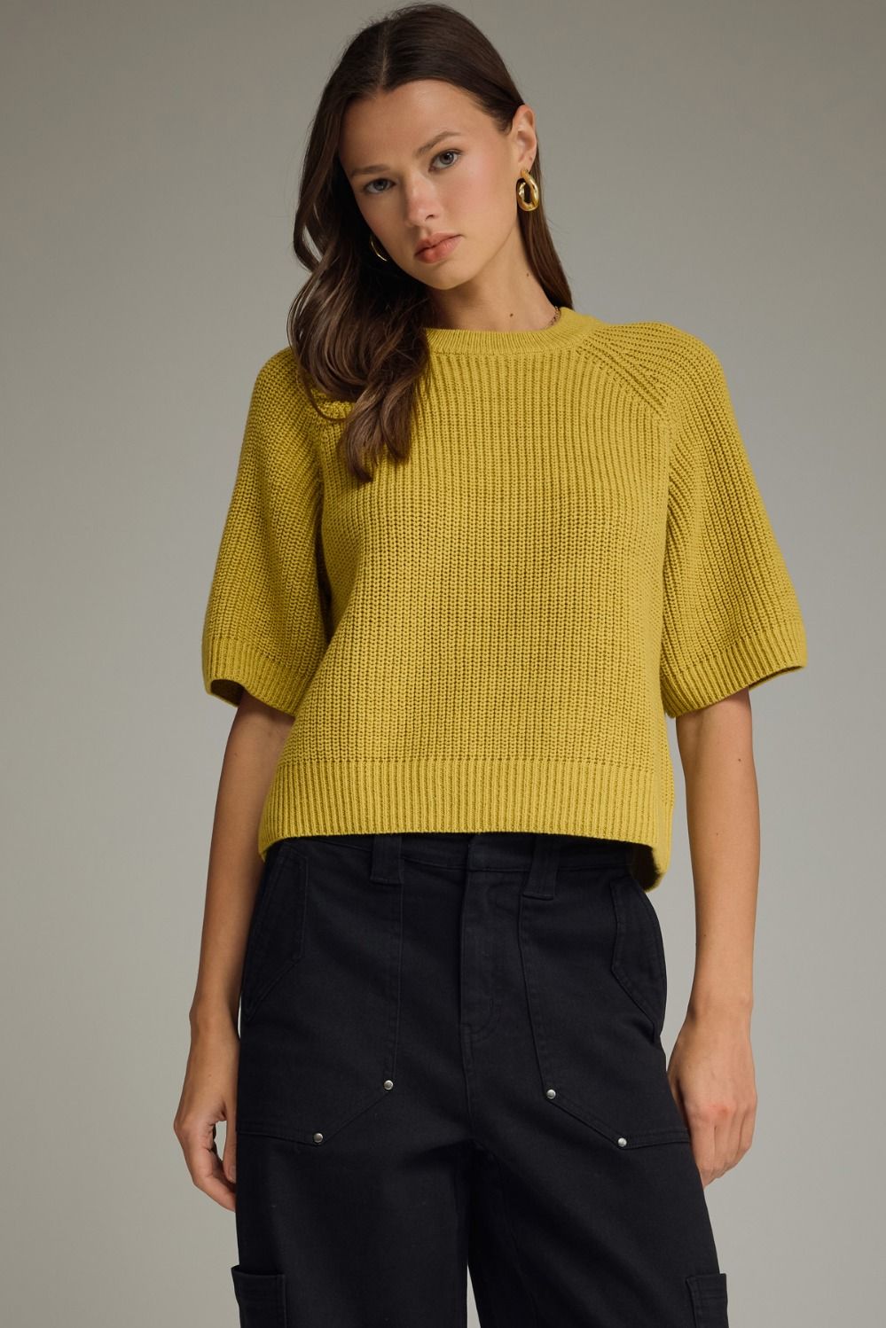 Chunky Knit Raglan Sweater