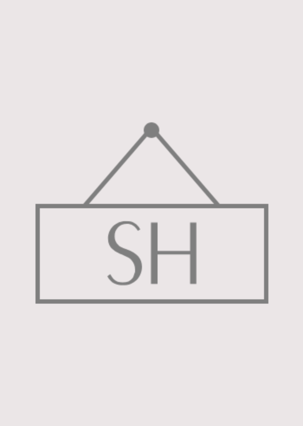 Logo with 'SH' on a light gray background